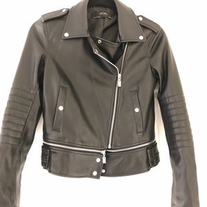 Zara | Moto Faux Leather Jacket | XS